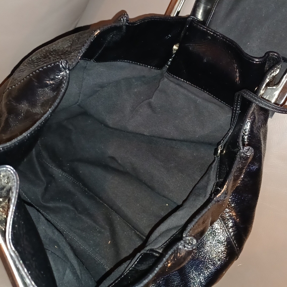 Elie Tahari Patent Leather Tote - Picture 6 of 10